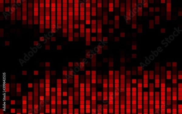 Obraz Dark Red vector cover in polygonal style.