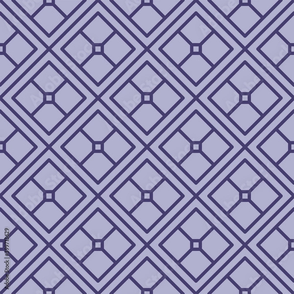 Fototapeta Japanese Square Diamond Vector Seamless Pattern