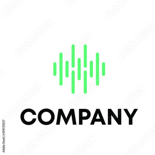 Fototapeta equalizer logo