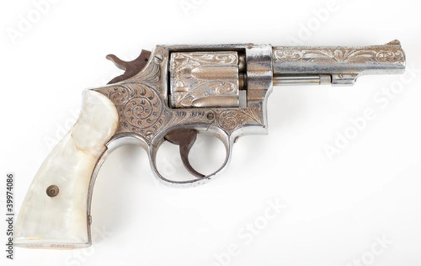 Obraz silver pistol