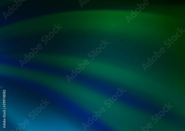 Fototapeta Dark Blue, Green vector abstract bright template.