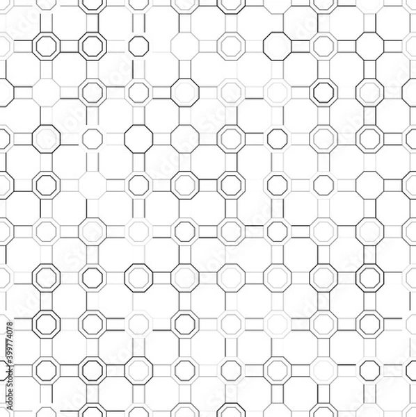 Fototapeta seamless pattern with shapes