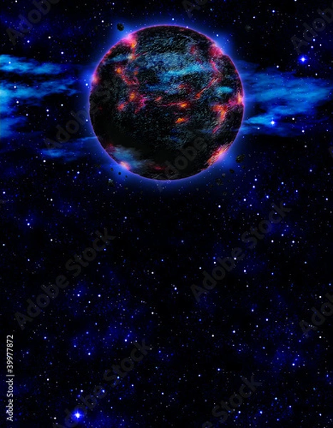 Fototapeta planet x nibiru version 2
