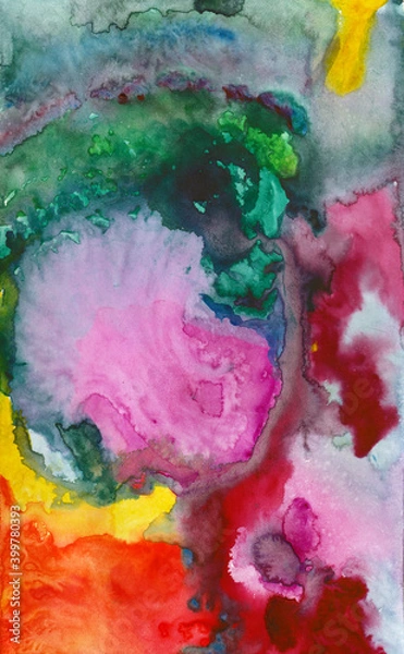 Fototapeta abstract watercolor purple background for design