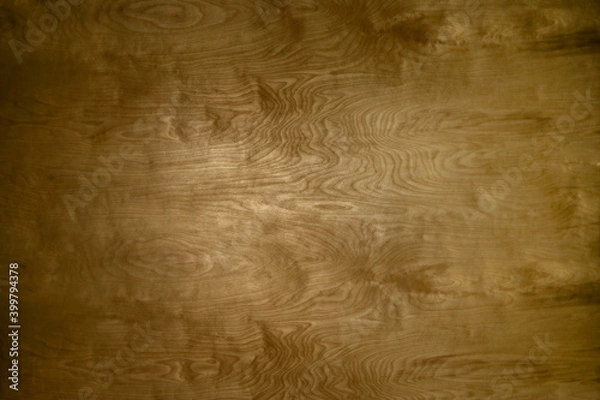 Obraz Finely finished smooth wood grain background stained warm golden brown