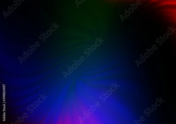 Obraz Dark Multicolor, Rainbow vector modern elegant template.