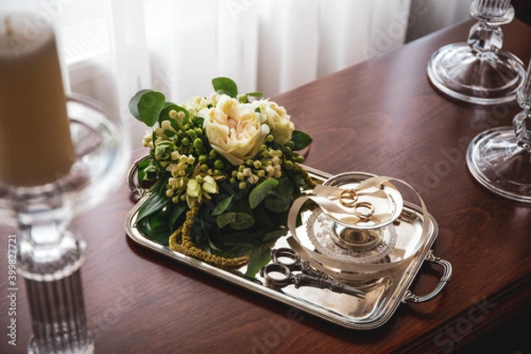 Obraz engagement table setting