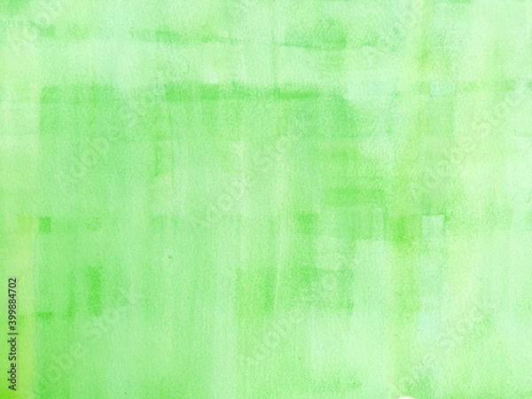 Fototapeta light green background with abstract waterclor pattern