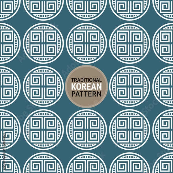 Obraz Traditional Korean pattern