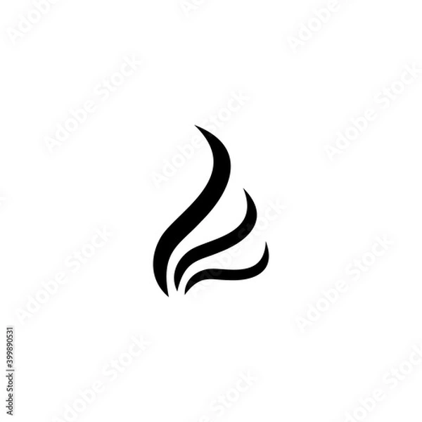 Fototapeta aroma icon set vector symbol