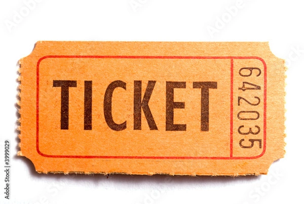 Obraz Bilet