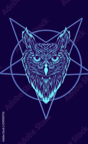 Obraz owl illustration