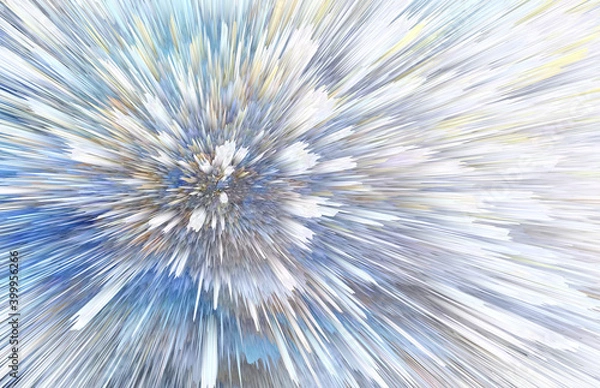 Obraz Abstract explosion advertising background