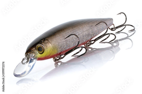 Fototapeta Artificial bait DEPS Balisong Minnow 130SP for fishing
