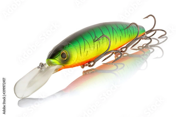 Fototapeta Artificial bait DEPS Balisong Longbill Minnow 130SP for fishing
