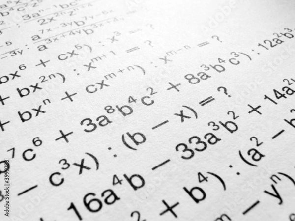 Fototapeta Mathe