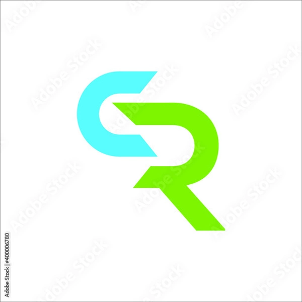 Obraz CR logo design