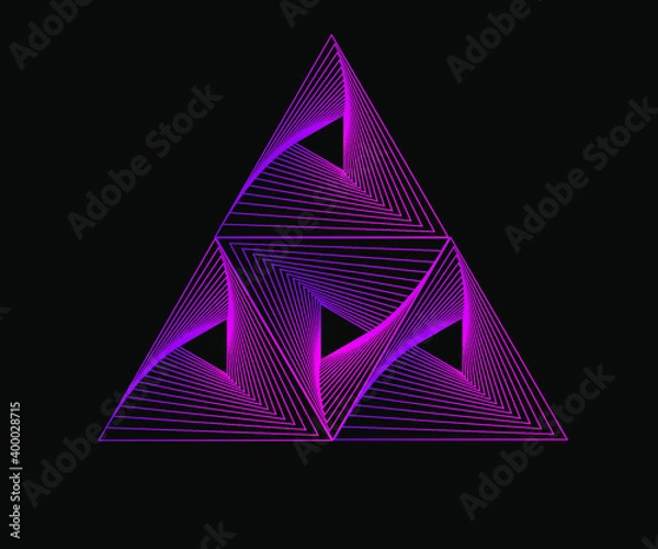 Fototapeta Logo Design Concept In Adobe Illustrator 