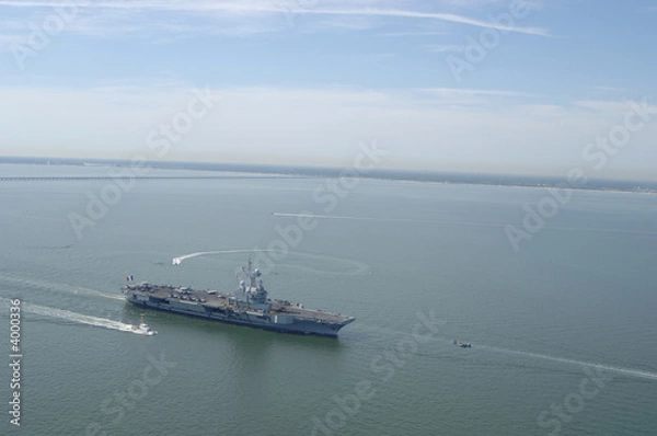 Fototapeta lotniskowiec Charles De Gaulle