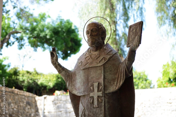 Fototapeta The statue of St. Nicholas at Myra, Turkey