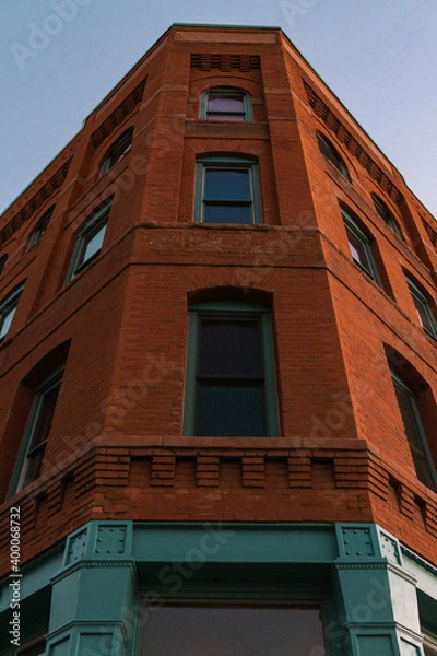 Fototapeta red brick building