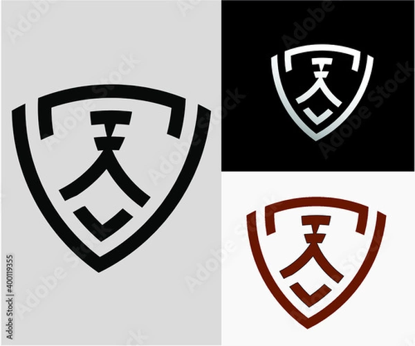 Fototapeta Shield and Sword