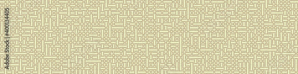 Obraz Abstract Geometric Pattern generative computational art illustration