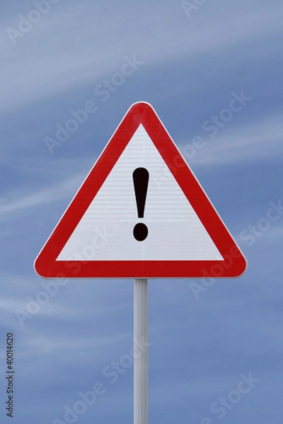 Obraz Warning Sign