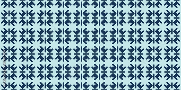 Fototapeta Seamless Pattern geometrical texture, background vector