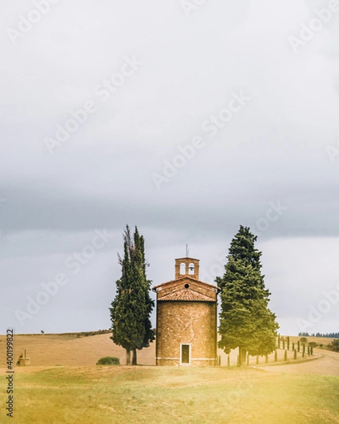 Fototapeta moody landscapes during fall in Tuscany