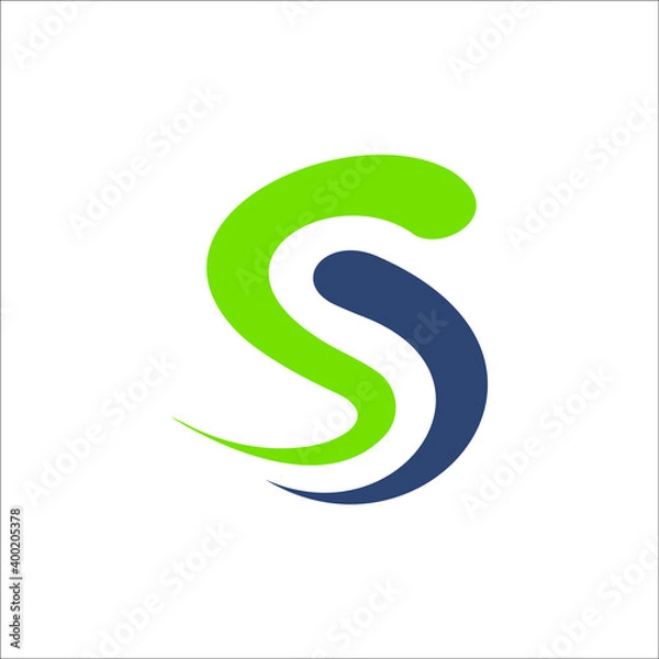 Obraz letter S logo
