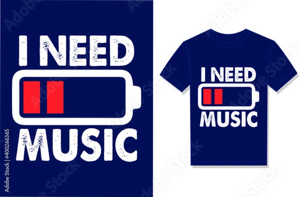 Obraz I Need Music