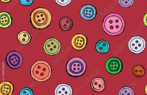 Fototapeta Button. Vector drawing
