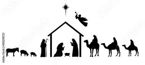 Obraz Vector Nativity Scene