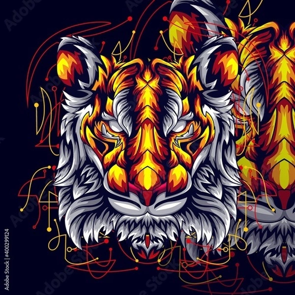 Obraz TIGER ILLUSTRATION