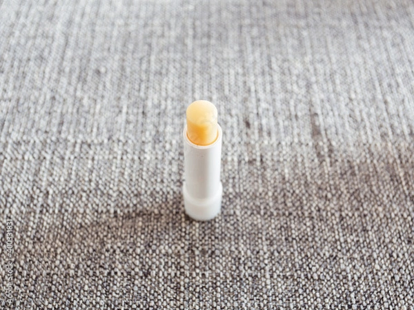 Obraz Lip moisturizing cocoa butter. Vegan product