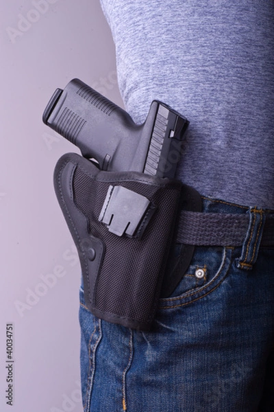 Obraz Holstered gun