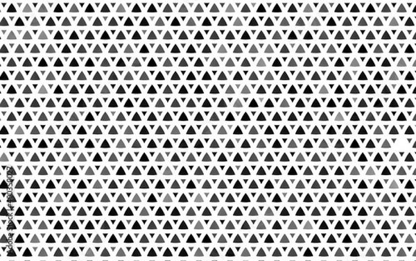 Obraz Light Silver, Gray vector seamless pattern in polygonal style.