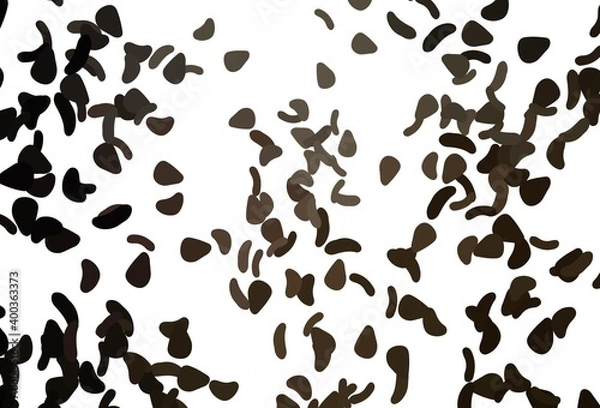 Fototapeta Light Black vector texture with random forms.