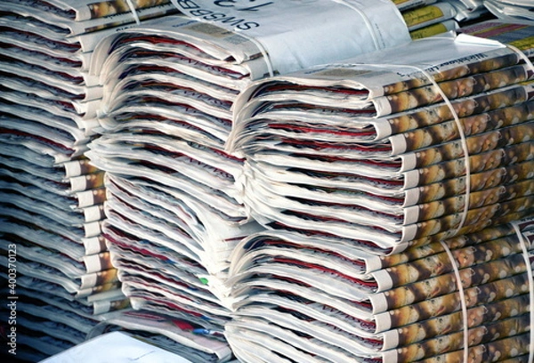Obraz Zeitungsstapel