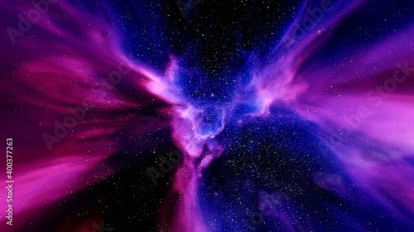 Obraz abstract background for design, space abstraction, starry cosmic backround, star background, galactic background 3d render	