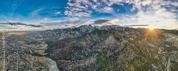 Fototapeta Giewont z chochołowskiej