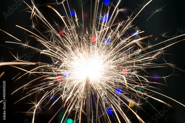 Fototapeta fireworks in the night sky