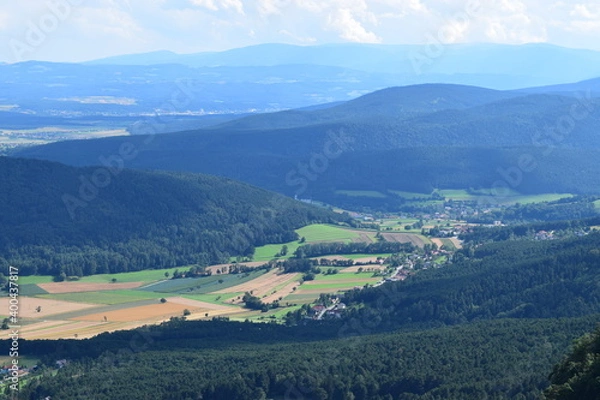 Fototapeta landscape with mountains