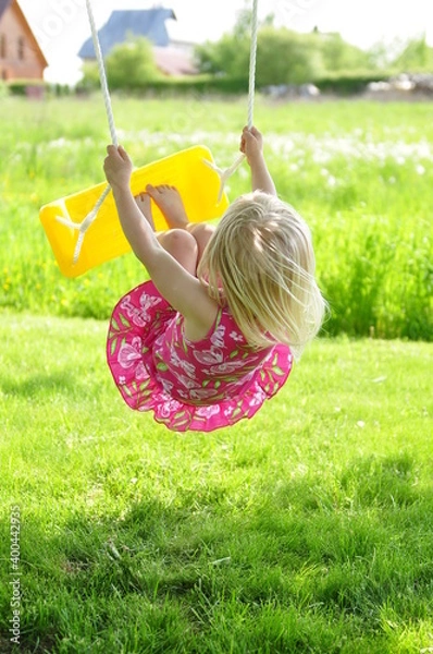 Obraz child on swing