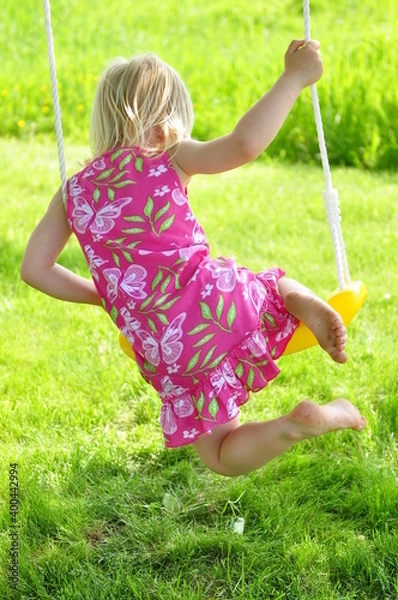 Obraz child on swing