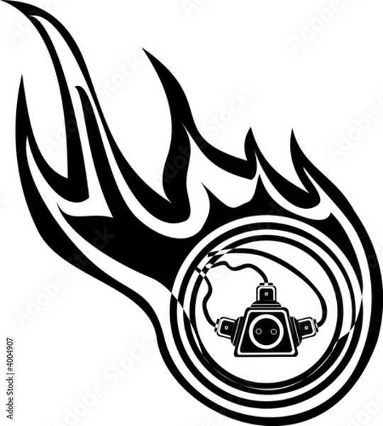 Fototapeta Short circuit