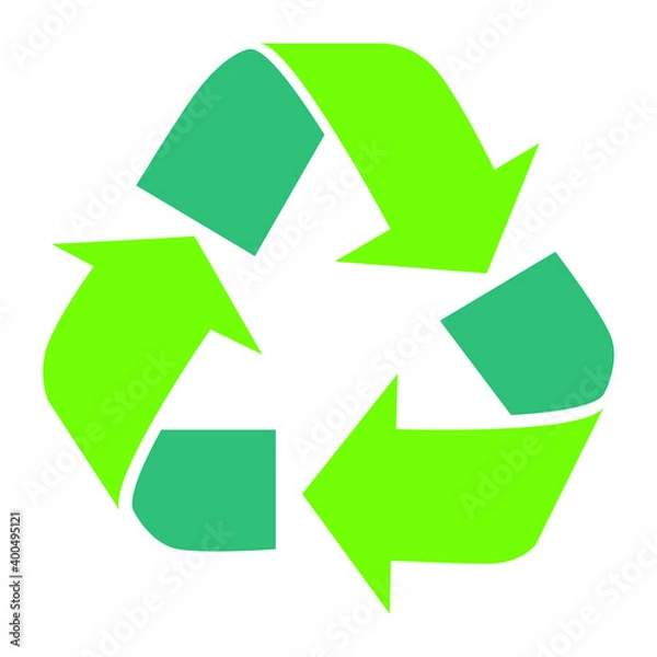 Obraz Flat Vector icon for Recycle EPS10