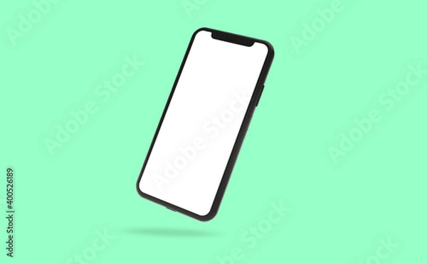 Fototapeta mobile phone mockup design 3d rendering