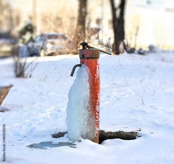 Fototapeta ice beard